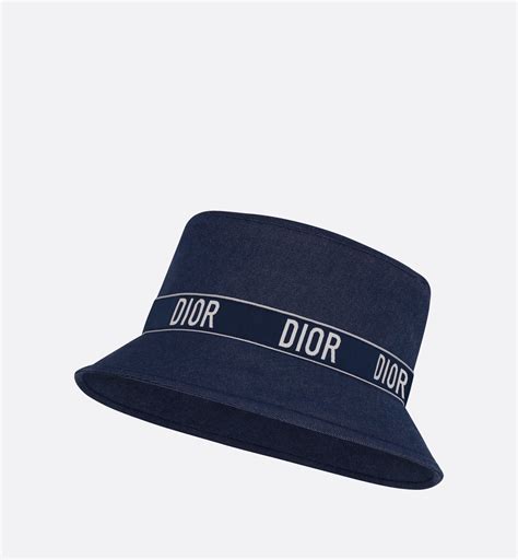 dior denim hat|Dior Denim Bucket Hat Blue Cotton Denim .